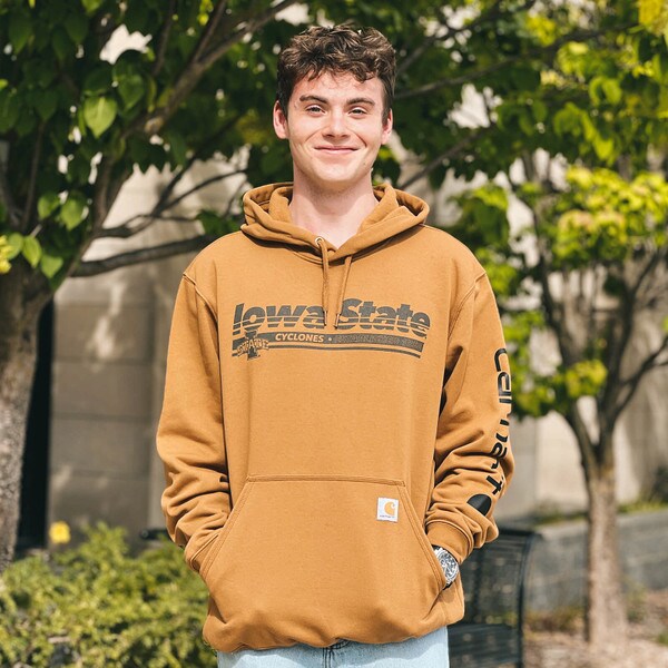 Carhartt I-State Cyclones Brown Hooded Sweatshirt